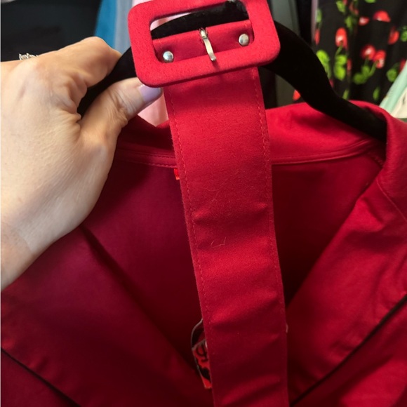 L Red Deadly Dames Haunted Housewives Dress- no belt NWT - Picture 6 of 6